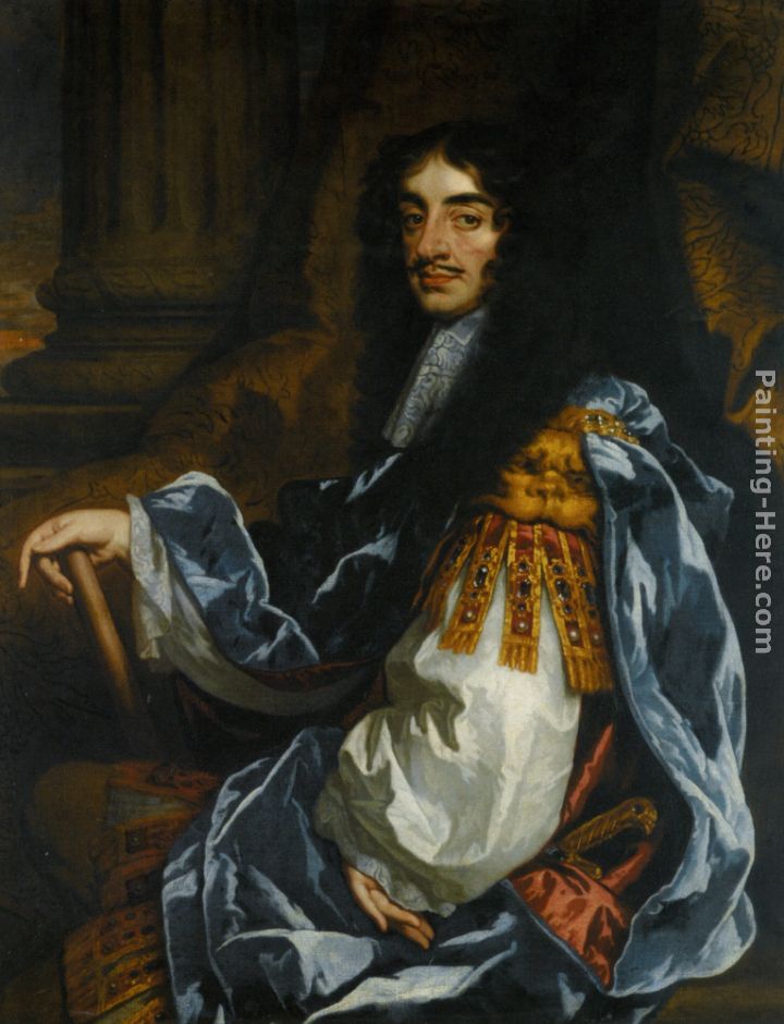 Portrait of King Charles II painting - Sir Peter Lely Portrait of King Charles II art painting